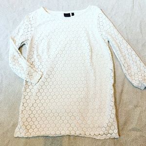 Rafaella white eyelet top